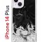 Чехол-накладка Apple iPhone 14 Plus (625954) Kruche PRINT Разводы краски