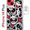 Чехол-накладка Apple iPhone 14 Plus (625965) Kruche PRINT Angry Cats