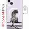 Чехол-накладка Apple iPhone 14 Plus (625965) Kruche PRINT Tiger