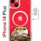 Чехол-накладка Apple iPhone 14 Plus (625965) Kruche PRINT тигр первый снег