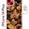Чехол-накладка Apple iPhone 14 Plus (625965) Kruche PRINT Котик с рыбками