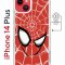 Чехол-накладка Apple iPhone 14 Plus (625965) Kruche PRINT Человек-Паук красный