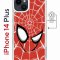 Чехол-накладка Apple iPhone 14 Plus (625965) Kruche PRINT Человек-Паук красный