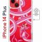 Чехол-накладка Apple iPhone 14 Plus (625965) Kruche PRINT Розовая Пантера
