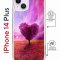 Чехол-накладка Apple iPhone 14 Plus (625962) Kruche PRINT Pink heart