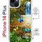 Чехол-накладка Apple iPhone 14 Plus (625962) Kruche PRINT Водопад
