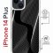 Чехол-накладка Apple iPhone 14 Plus (625962) Kruche PRINT Line black