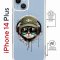 Чехол-накладка Apple iPhone 14 Plus (625962) Kruche PRINT Кот в наушниках