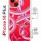 Чехол-накладка Apple iPhone 14 Plus (625962) Kruche PRINT Розовая Пантера