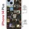 Чехол-накладка Apple iPhone 14 Plus (625962) Kruche PRINT Плейлисты