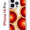 Чехол-накладка Apple iPhone 14 Pro (625958) Kruche PRINT Orange