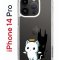 Чехол-накладка Apple iPhone 14 Pro (625958) Kruche PRINT Angel Demon