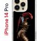 Чехол-накладка Apple iPhone 14 Pro (625958) Kruche PRINT Гладиатор