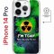 Чехол-накладка iPhone 14 Pro Kruche Magnet Print Toxic