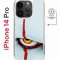 Чехол-накладка Apple iPhone 14 Pro (625964) Kruche PRINT Оно