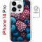 Чехол-накладка Apple iPhone 14 Pro (625964) Kruche PRINT Fresh berries
