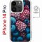 Чехол-накладка Apple iPhone 14 Pro (625964) Kruche PRINT Fresh berries