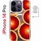 Чехол-накладка Apple iPhone 14 Pro (625964) Kruche PRINT Orange