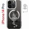 Чехол-накладка Apple iPhone 14 Pro (625964) Kruche PRINT Tiger
