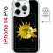 Чехол-накладка Apple iPhone 14 Pro (625964) Kruche PRINT Tarot Lovers