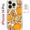 Чехол-накладка Apple iPhone 14 Pro (625964) Kruche PRINT Апельсины