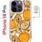 Чехол-накладка Apple iPhone 14 Pro (625964) Kruche PRINT Апельсины