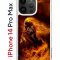 Чехол-накладка Apple iPhone 14 Pro Max (625953) Kruche PRINT Конь огонь