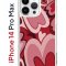 Чехол-накладка Apple iPhone 14 Pro Max (625953) Kruche PRINT Сердечки