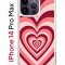 Чехол-накладка iPhone 14 Pro Max Kruche Print Сердце