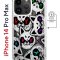 Чехол-накладка Apple iPhone 14 Pro Max (625966) Kruche PRINT Angry Cats