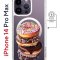 Чехол-накладка Apple iPhone 14 Pro Max (625966) Kruche PRINT Donuts