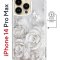 Чехол-накладка iPhone 14 Pro Max Kruche Magnet Print White roses