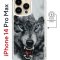 Чехол-накладка iPhone 14 Pro Max Kruche Magnet Print Волк