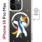Чехол-накладка Apple iPhone 14 Pro Max (625966) Kruche PRINT Единорожка
