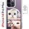 Чехол-накладка iPhone 14 Pro Max Kruche Magnet Print Коты