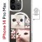 Чехол-накладка iPhone 14 Pro Max Kruche Magnet Print Коты