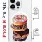 Чехол-накладка Apple iPhone 14 Pro Max (625963) Kruche PRINT Donuts