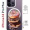 Чехол-накладка Apple iPhone 14 Pro Max (625963) Kruche PRINT Donuts