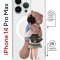 Чехол-накладка Apple iPhone 14 Pro Max (625963) Kruche PRINT Девочка с мишкой