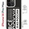 Чехол-накладка iPhone 14 Pro Max Kruche Magrope Print Я из России black