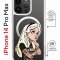 Чехол-накладка Apple iPhone 14 Pro Max (625963) Kruche PRINT Tattoo Girl