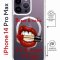 Чехол-накладка Apple iPhone 14 Pro Max (625963) Kruche PRINT Red lipstick