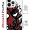 Чехол-накладка Apple iPhone 14 Pro Max (625963) Kruche PRINT Spider-Man-Venom