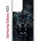 Чехол-накладка Samsung Galaxy A23 (630893) Kruche PRINT Дикий леопард