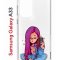 Чехол-накладка Samsung Galaxy A33 (630895) Kruche PRINT Pink Hair