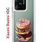 Чехол-накладка Xiaomi Redmi 10C (623779) Kruche PRINT Donuts