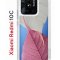 Чехол-накладка Xiaomi Redmi 10C (623779) Kruche PRINT Pink and white