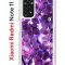 Чехол-накладка Xiaomi Redmi Note 11  (623778) Kruche PRINT Purple leaves