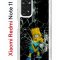 Чехол-накладка Xiaomi Redmi Note 11/Note 11S Kruche Print Барт Симпсон