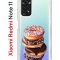 Чехол-накладка Xiaomi Redmi Note 11  (623778) Kruche PRINT Donuts